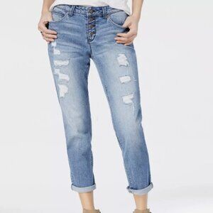 NWT Black Daisy Jamie Relaxed Skinny Jeans 0/24 Button Fly Juniors Org $49.00